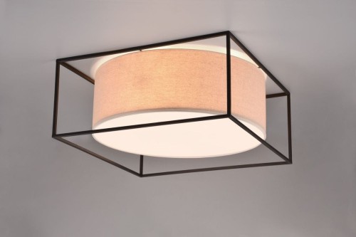 Ross lampa sufitowa 1xE27 czarna 603100344