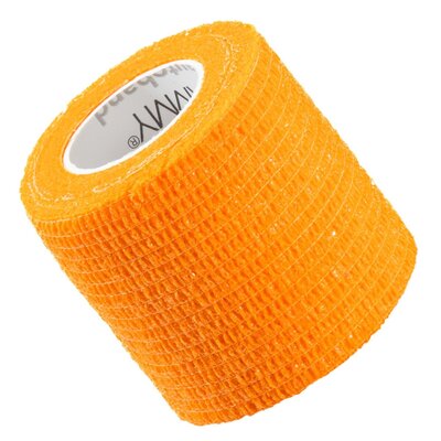 Vitammy Autoband kolor pomarańczowy 5cm x 450cm Elastyczny bandaż kohezyjny samoprzylepny