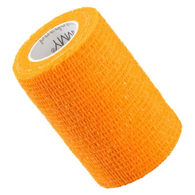 Vitammy Autoband kolor pomarańczowy 7,5cm x 450cm Elastyczny bandaż kohezyjny samoprzylepny