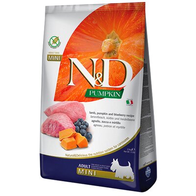 Farmina N&D Grain Free Pumpkin Lamb&Blueberry Adult Mini 2,5 kg