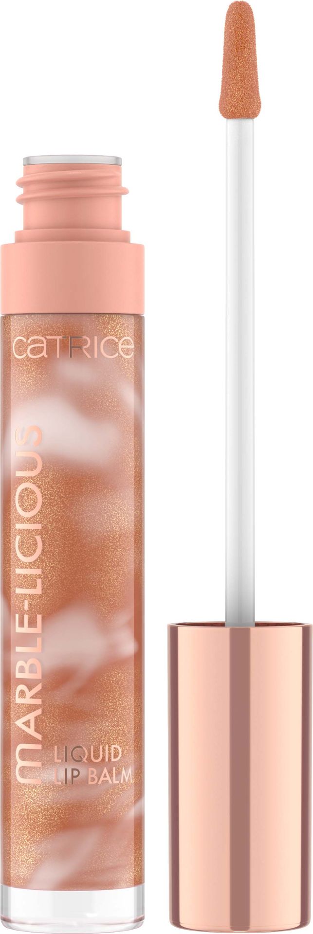 Catrice Marble-licious Liquid Lip Balm 030 Don't Be Shaky - błyszczyk do ust 030 Don't Be Shaky