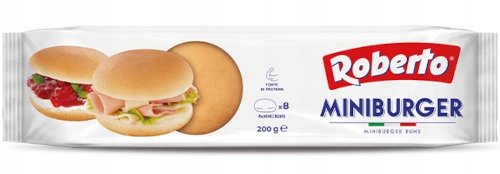 Roberto Miniburger Małe Bułeczki Burgery 8Szt