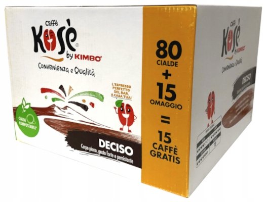 Caffe Kose Deciso By Kimbo Pads Kawa 95 Saszetek