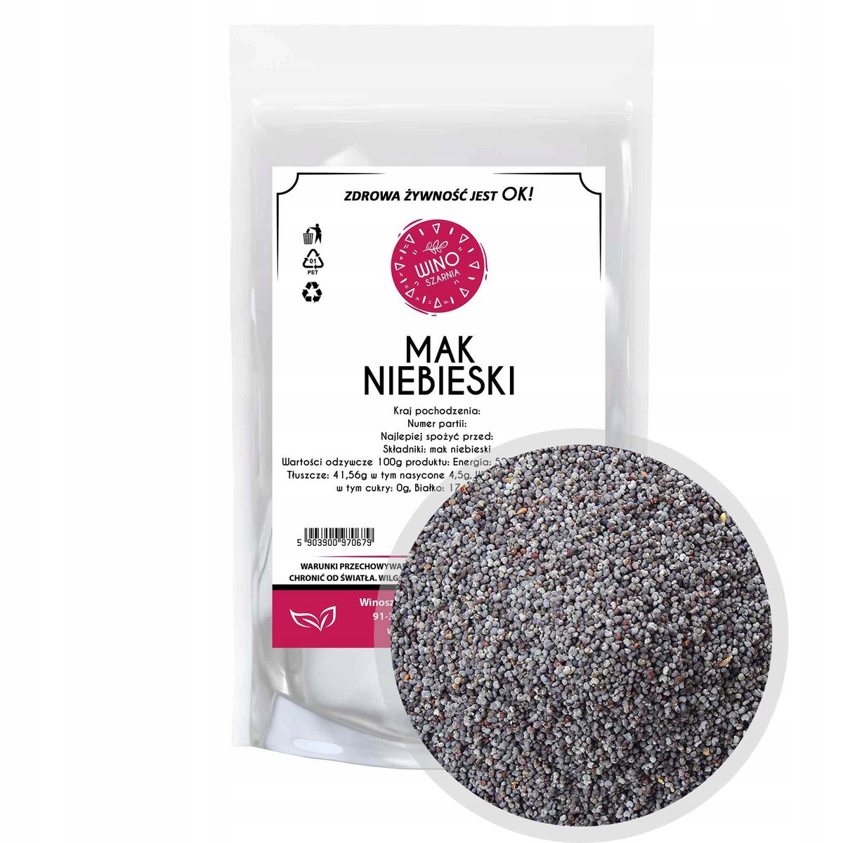 Mak Niebieski Premium - 500g