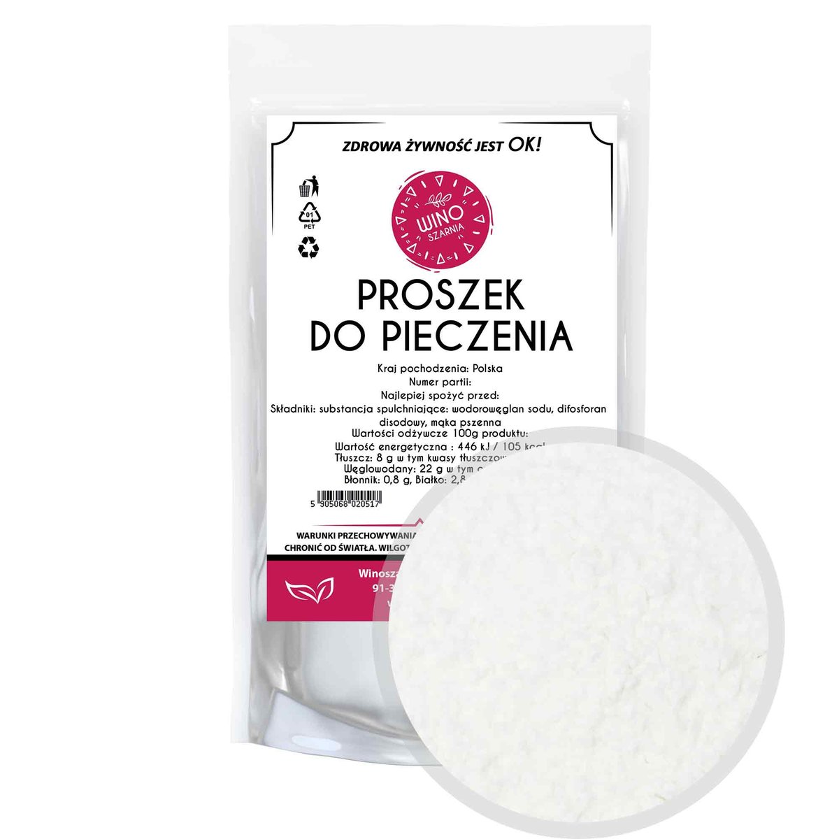 Proszek do Pieczenia Wypieków - 500g 0,5kg