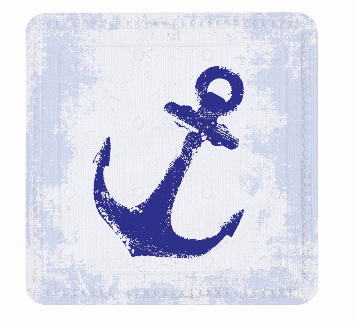 Kleine Wolke Anchor Mata bezpieczeństwa pod prysznic niebieski 55x 55 cm