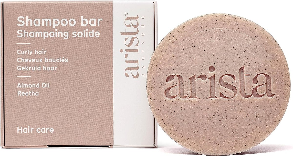 Arista, Naturalny szampon w kostce do włosów kręconych, 80g
