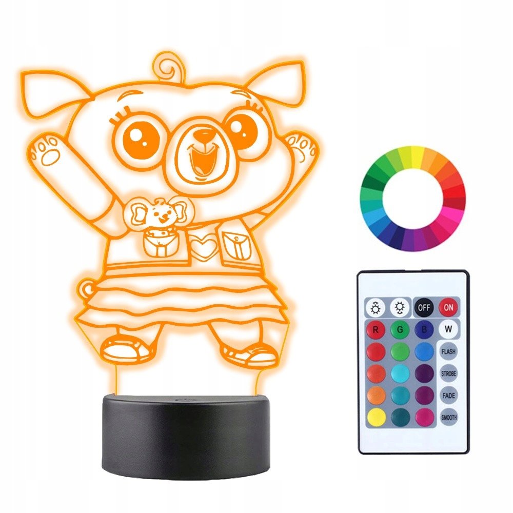 Lampka Nocna 3D LED FRYTKA I KARTOFELCIA Prezent