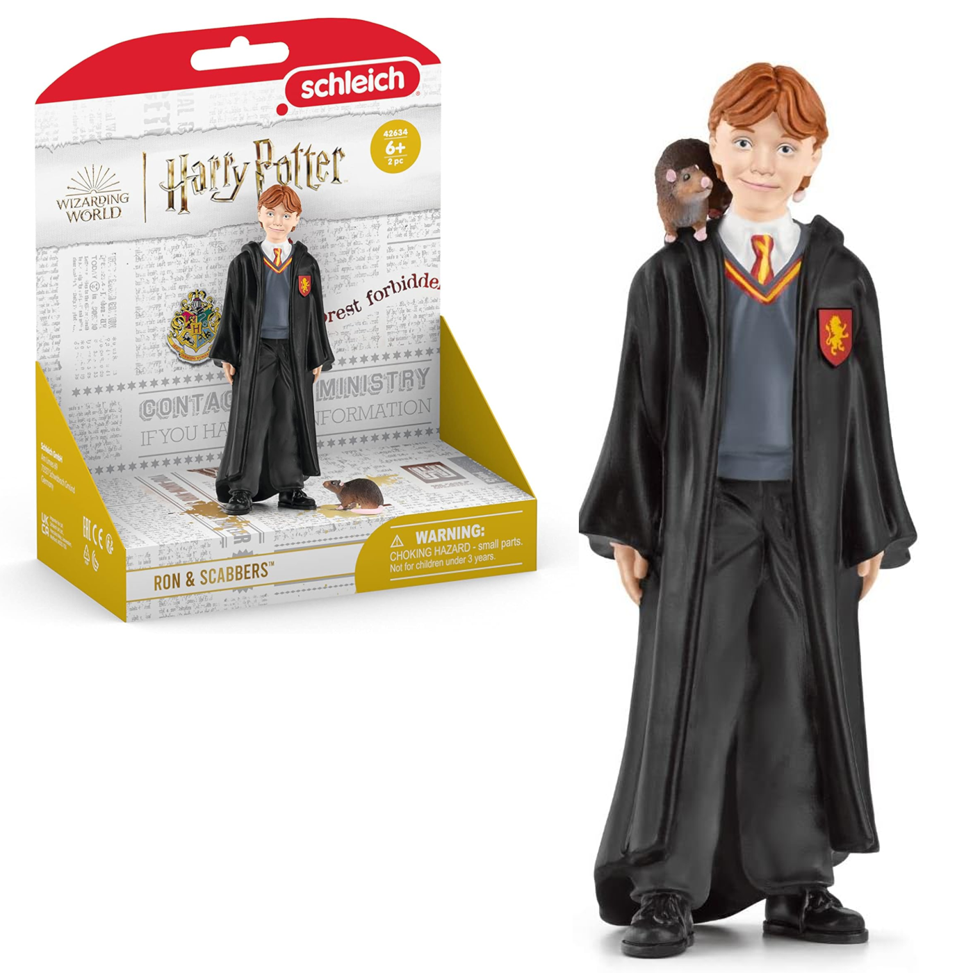 Schleich Harry Potter Figurka Ron Weasley i Parszywek 42634