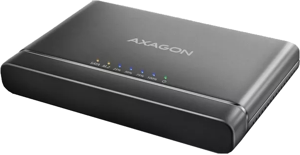 Axagon Adapter USB-C 10Gbps NVMe M.2 2.5/3.5 SSD&HDD Clone Master 2