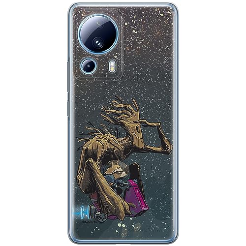 Etui Strażnicy Galaktyki 004 Marvel Nadruk pełny Granatowy Producent: Xiaomi, Model: 13 LITE/ CIVI 2