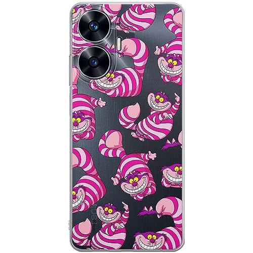 ERT GROUP etui na telefon Realme C55, case oryginalny i oficjalnie licencjonowany przez Disney, wzór Alice & Friends 004, optymalnie dopasowane, plecki z TPU częściowo przeźroczyste