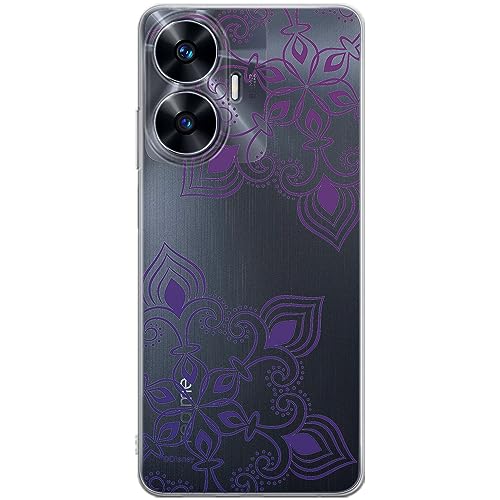 Etui Aladyn 003 Disney Nadruk częściowy Fioletowy Producent: Realme, Model: C55