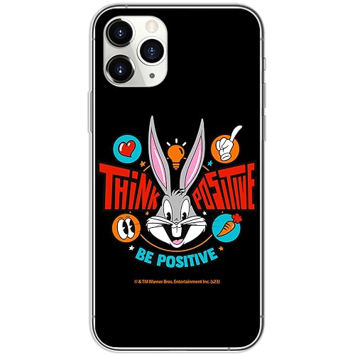 ERT GROUP etui na telefon Iphone 11 PRO, case oryginalny i oficjalnie licencjonowany przez Looney Tunes, wzór Bugs 020, optymalnie dopasowane, plecki z TPU