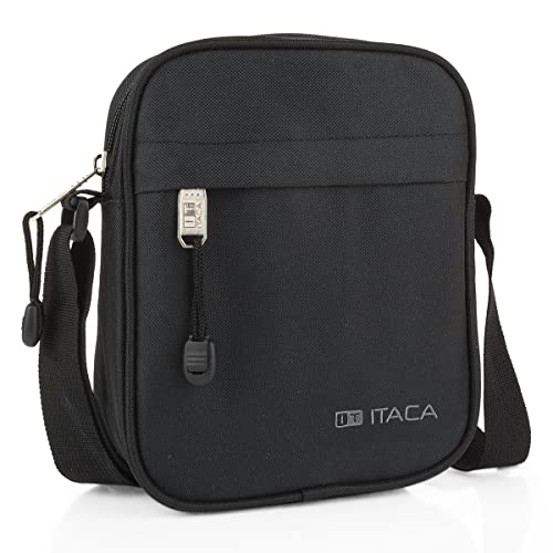 ITACA - Torba męska - Torby męskie na ramię - Torby męskie dla mężczyzn Torba crossbody z wodoodpornego materiału - Torby męskie dla mężczyzn Ramię dla mężczyzn z regulowanym paskiem - Mała torba dl