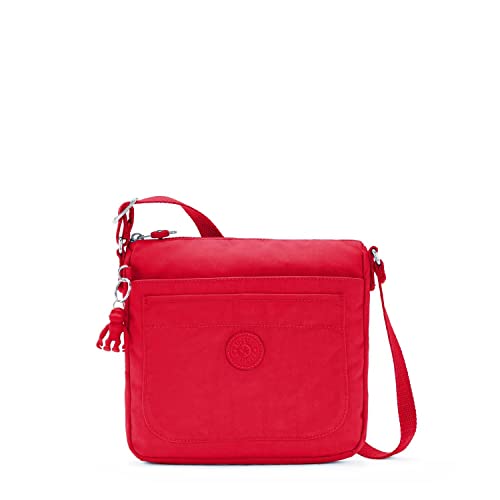 Kipling Damska torebka Sebastian, M, Czerwony - Czerwony Rouge - Medium