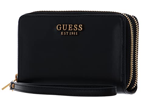 Portfel Kobieta GUESS D CZARNY SWVB8500640BLA laurel portfel zip wokół średni czarny ND wybór=P, Bla, Taglia unica