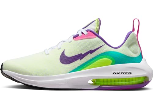 Nike Air Zoom Arcadia 2 SE GS, Trampki, Biały/Purple Cosmos-Teal Nebula-Vol, 36.5 EU, White Purple Cosmos Teal Nebula Vol, 36.5 EU