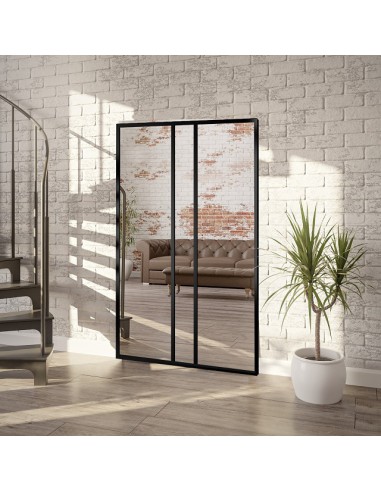 Lustro loft ze szprosami - WINCENT - kolor ramy do wyboru, Lustra ze szprosami: 110x210