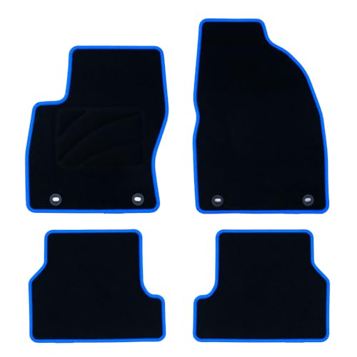 OCC DESIGN Dywan Niestandardowy Ford Focus II (2004-2011) 5Pz Stripe Niebieski
