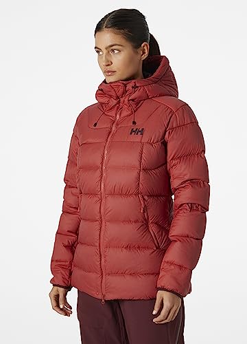 Helly Hansen Damska kurtka puchowa W Verglas Glacier, czerwona mak, XS