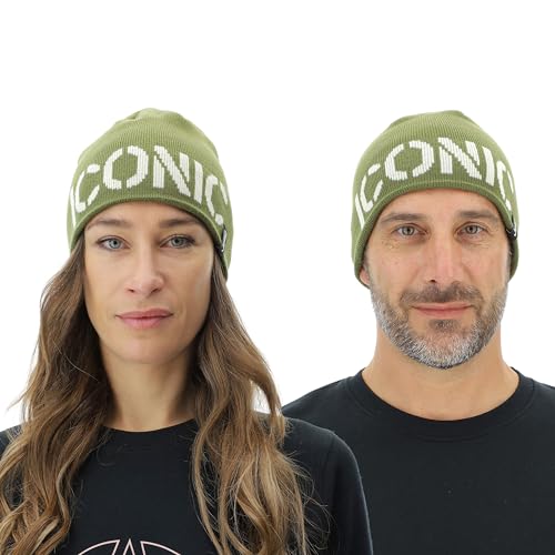 JEEP O102916-E821 J czapka z dzianiny Iconic J23W Unisex Olive Green/Birch Wh Uni
