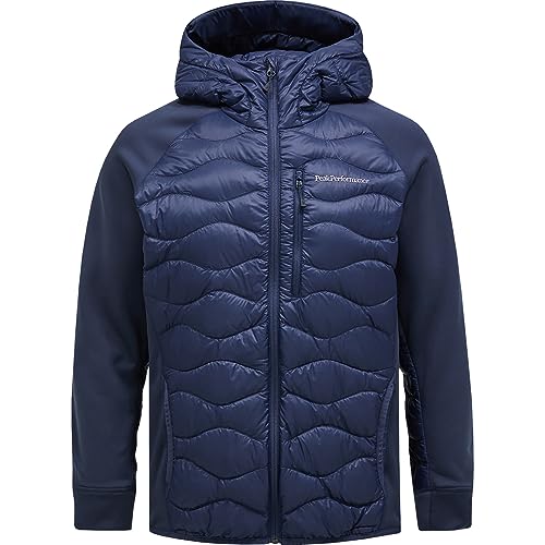 Peak Performance Męska bluza z kapturem Helium Hybrid Hoodie kurtka, niebieski cień, M