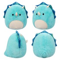 Malik. Blue Triceratops. Fuzzamallow. Squishmallows. Fuzzamallow. Wersja C, pluszak, 30 cm Jazwares