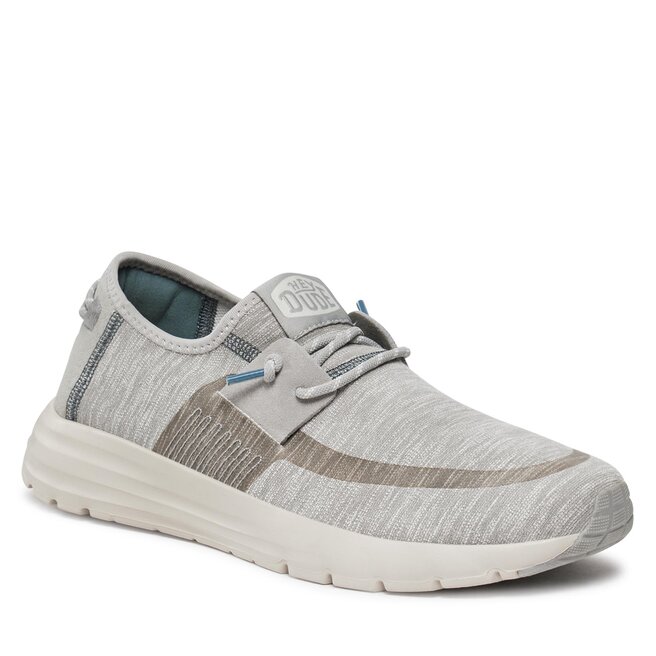 Sneakersy Hey Dude Sirocco Dual Knit 40184-007 Light Grey