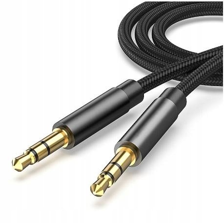 Nylonowy Przewód Audio Aux Mini Jack 3.5Mm