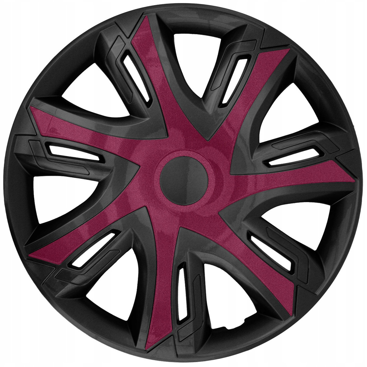 Kołpaki samochodowe N-POWER BICOLOR claret/black 14''