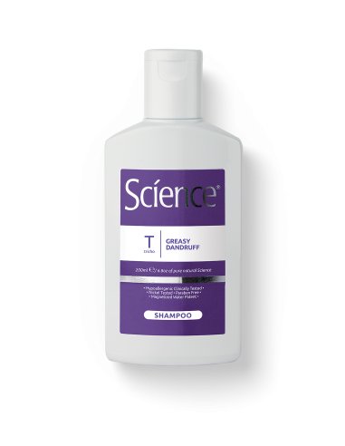 Science, Szampon Przeciwłupieżowy, Na Łupież Tłusty, 200ml