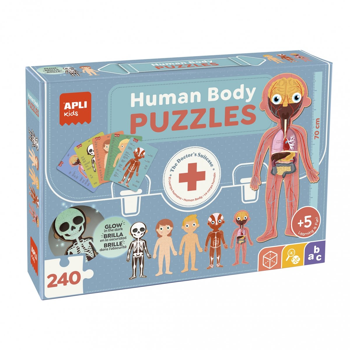 Puzzle edukacyjne Apli Kids - Ciało człowieka