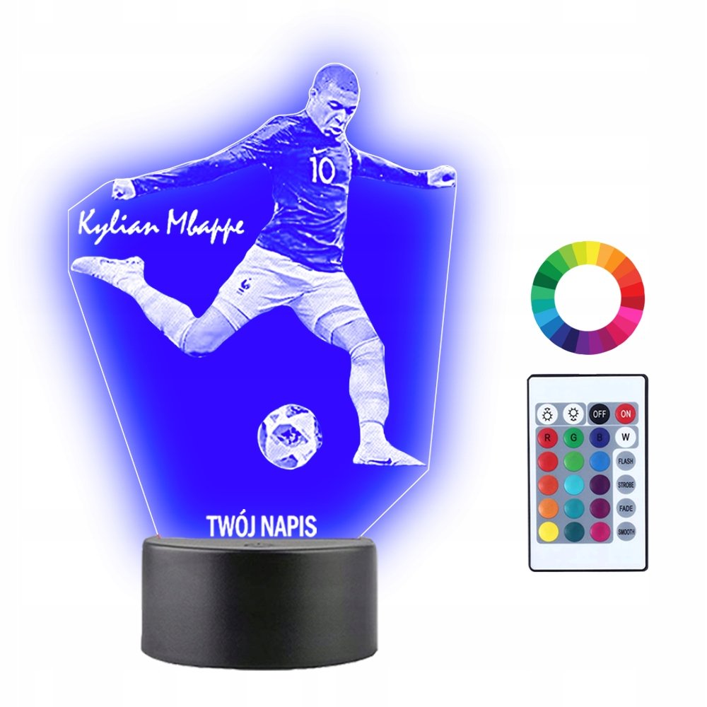 Lampka Nocna 3D LED Kylian Prezent
