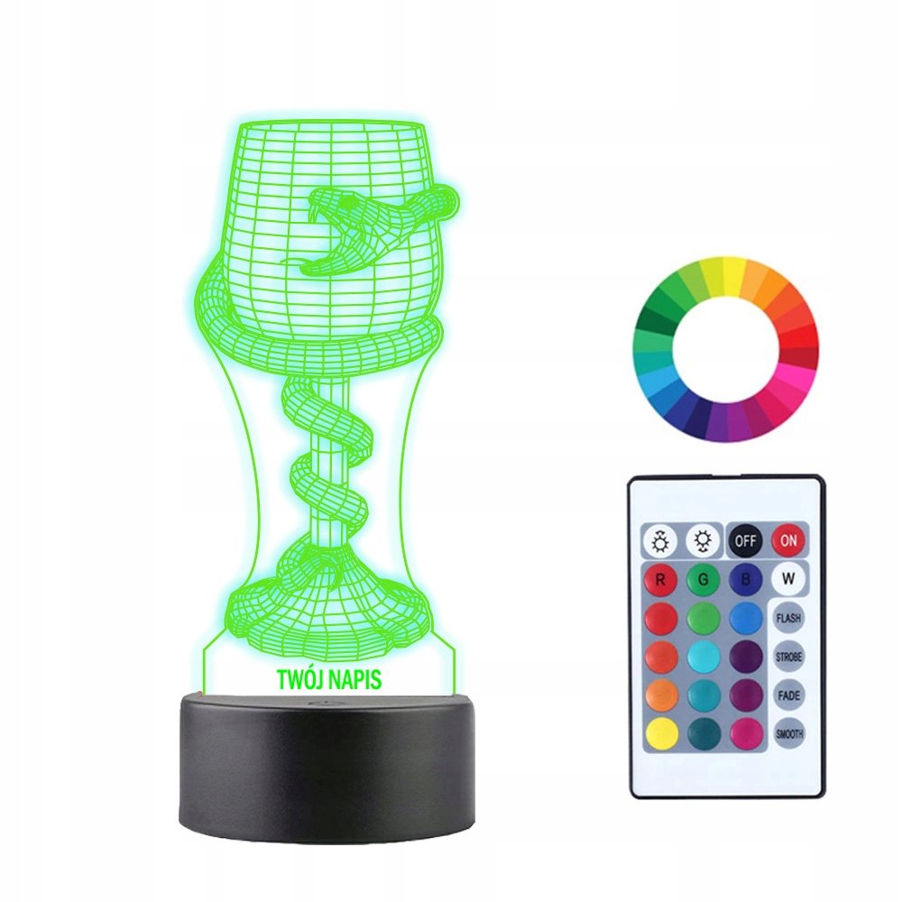 Lampka Nocna 3D LED Lekarz Służba Zdrowia