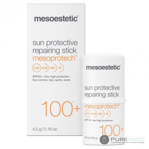 Mesoestetic Mesoprotech Sun Protective Repairing Stick Ochronny sztyft przeciwsłoneczny 100+