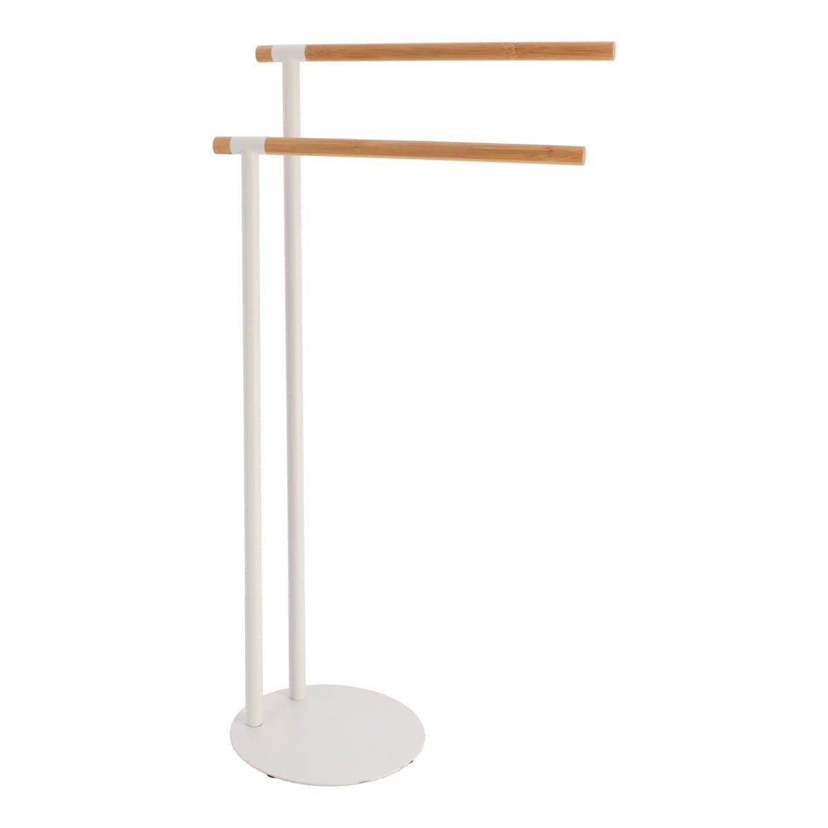 Dwuramienny wieszak White bamboo