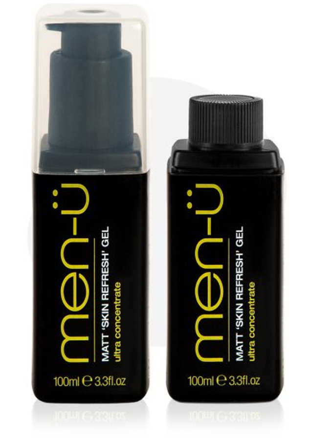 Men-u Refill Kit, Odświeżający Żel Matujący Zestaw, 2x100 Ml