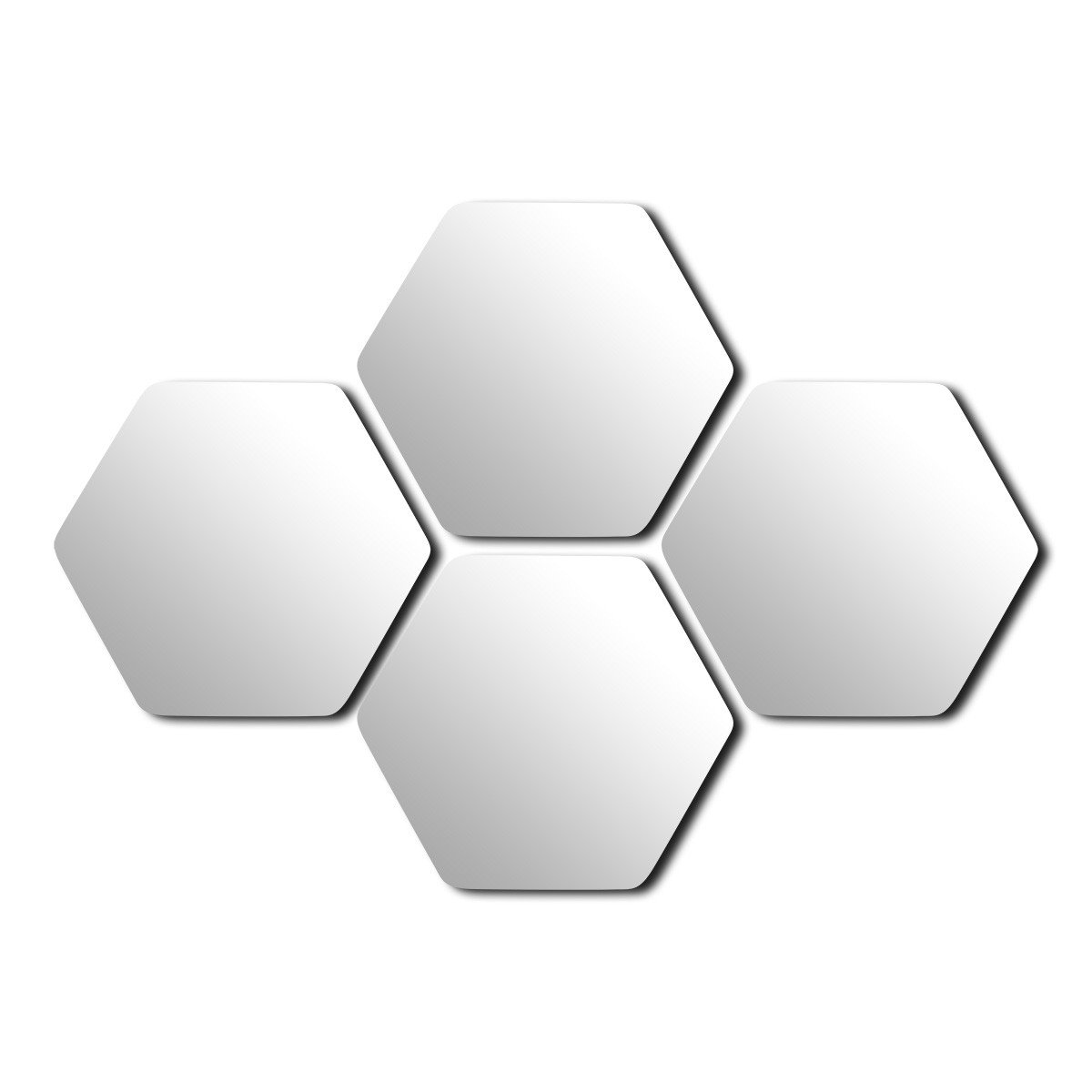 Lustra samoprzylepne Levi Hex 4 sztuki