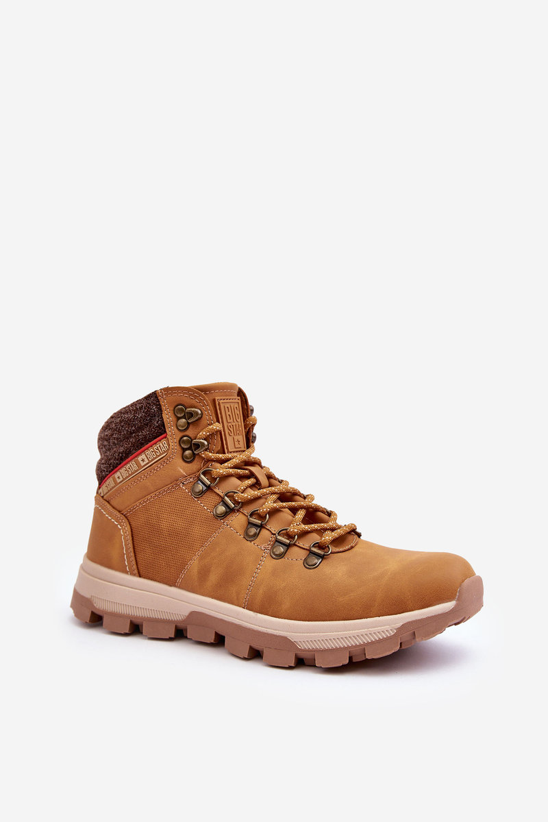 Męskie Buty Trekkingowe Big Star KK174217 Camel-44