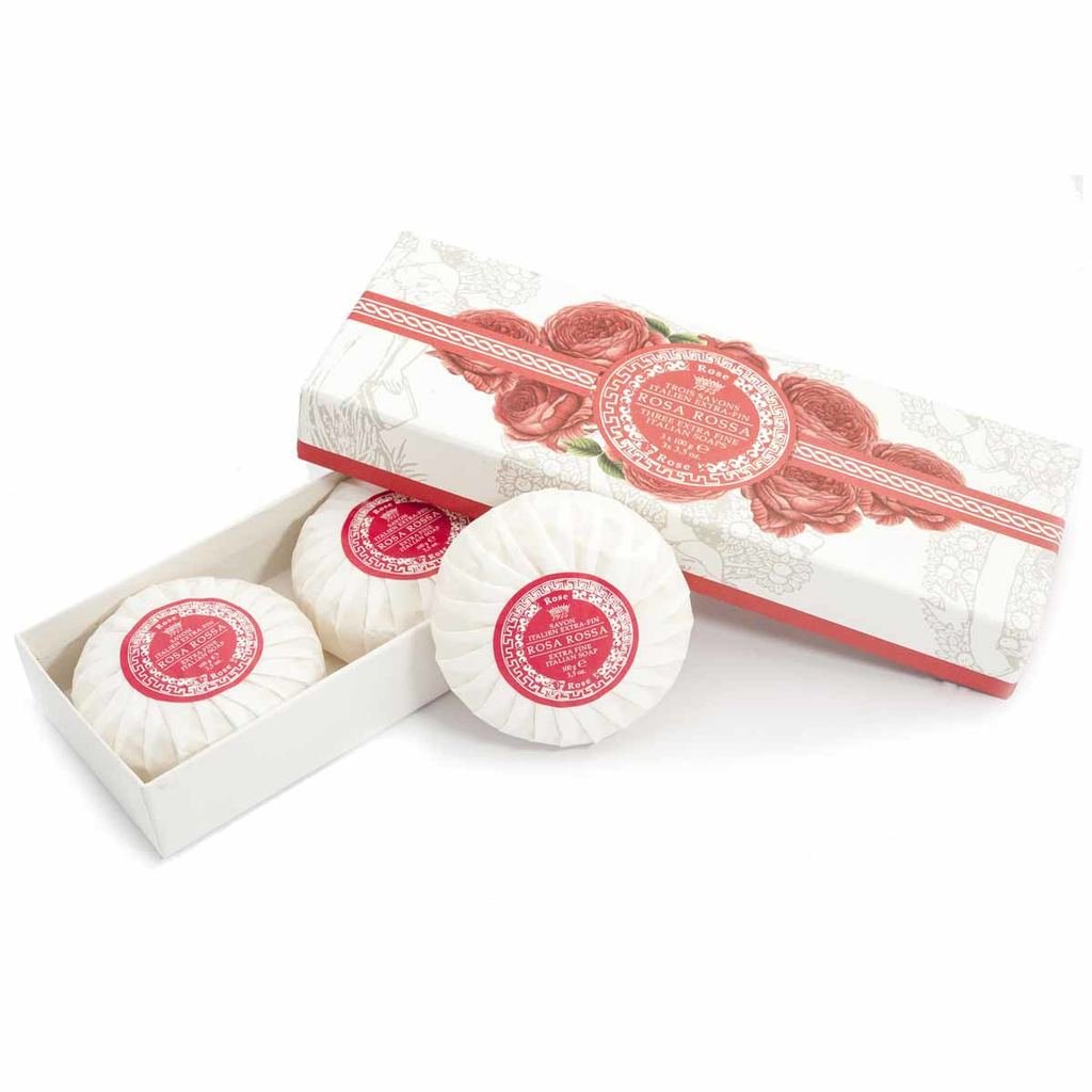 Saponificio Varesino, Mydło O Zapachu Róży, 3x100g