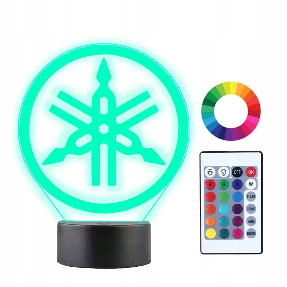 Lampka Nocna 3D Led LOGO YAMAHA
