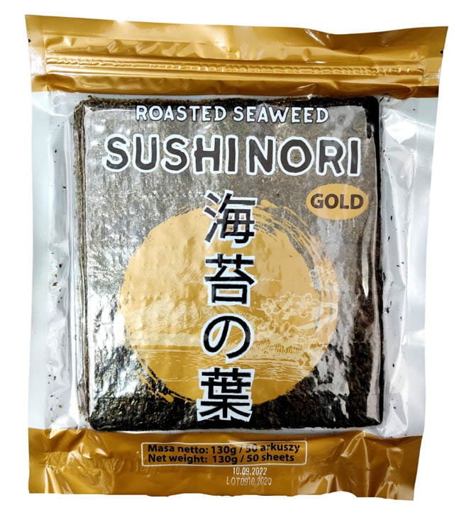 Wodorosty Nori Gold 50 arkuszy Asia Kitchen