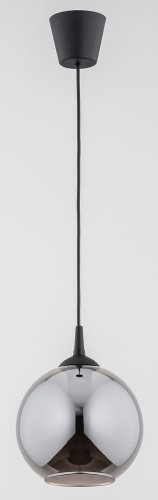 Tipi D20 lampa wisząca 1xE27 czarna 61219