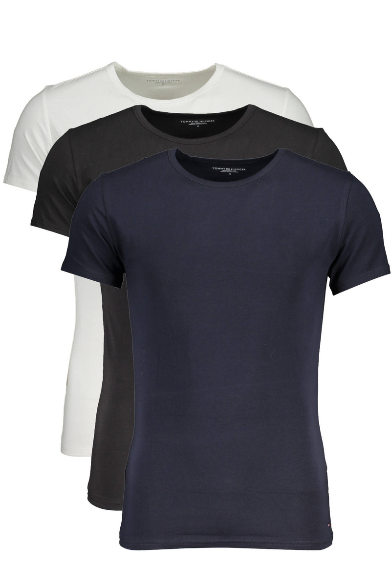 CZARNY MĘSKI T-SHIRT Z KRÓTKIM RĘKAWEM TOMMY HILFIGER