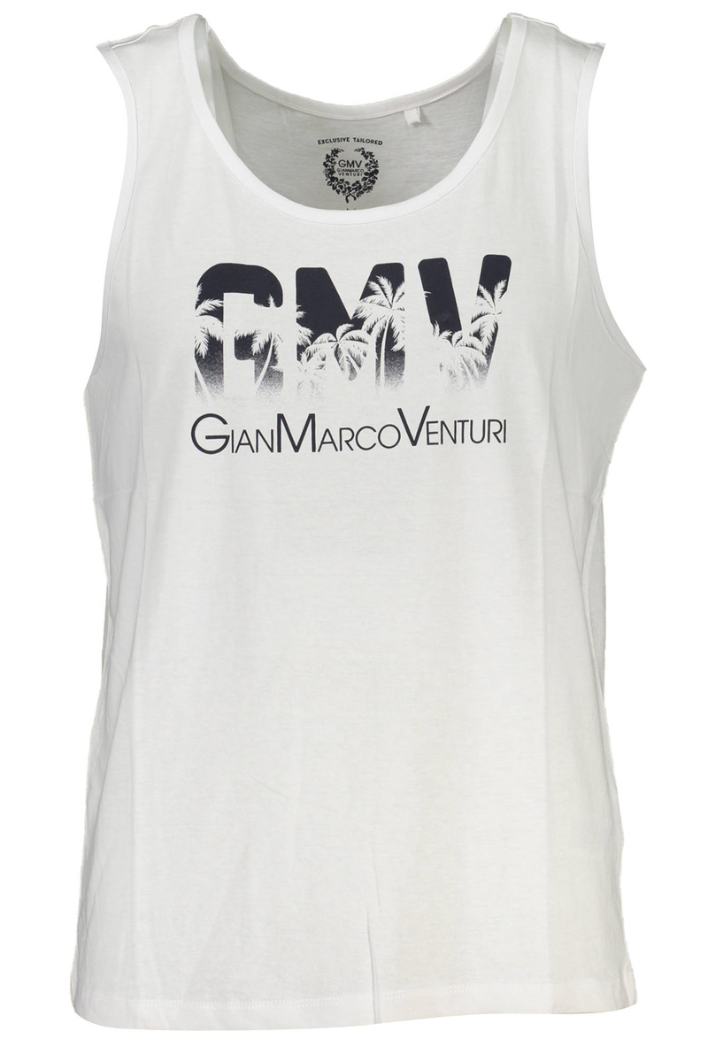 GIAN MARCO VENTURI MĘSKI BIAŁY TANK TOP