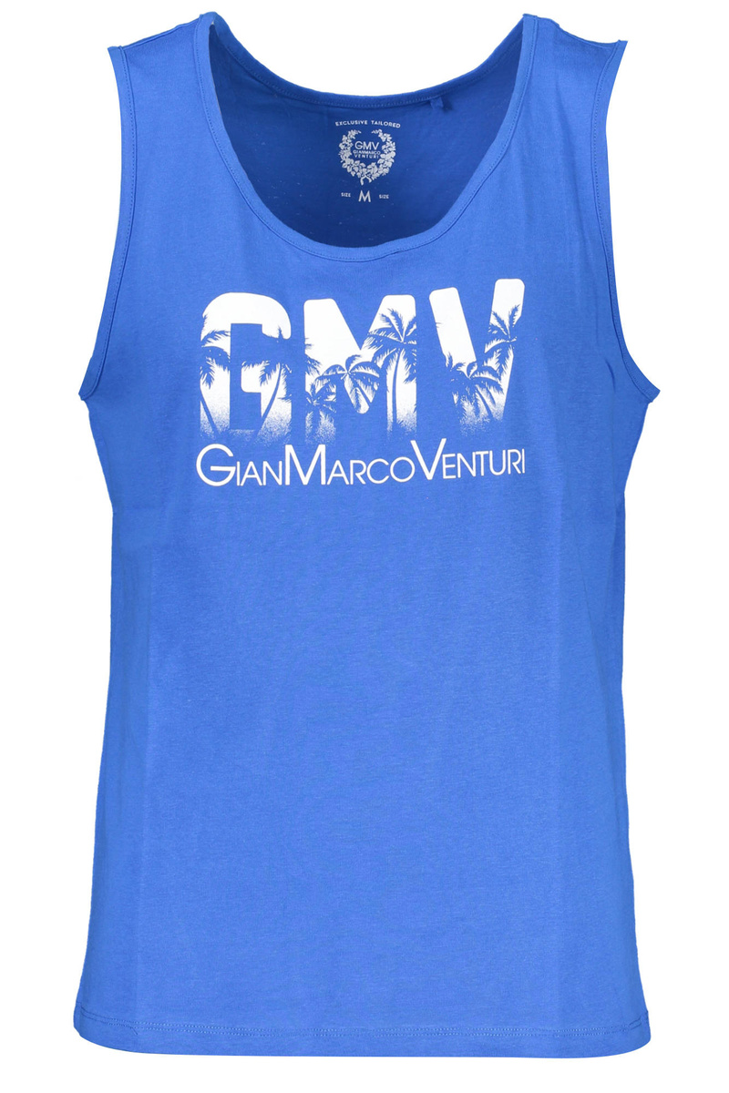 GIAN MARCO VENTURI MĘSKI NIEBIESKI TANK TOP
