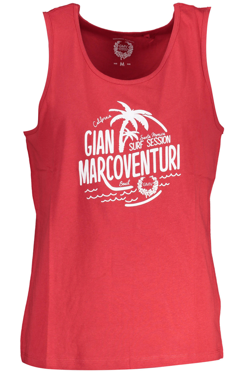 GIAN MARCO VENTURI MĘSKI CZERWONY TANK TOP