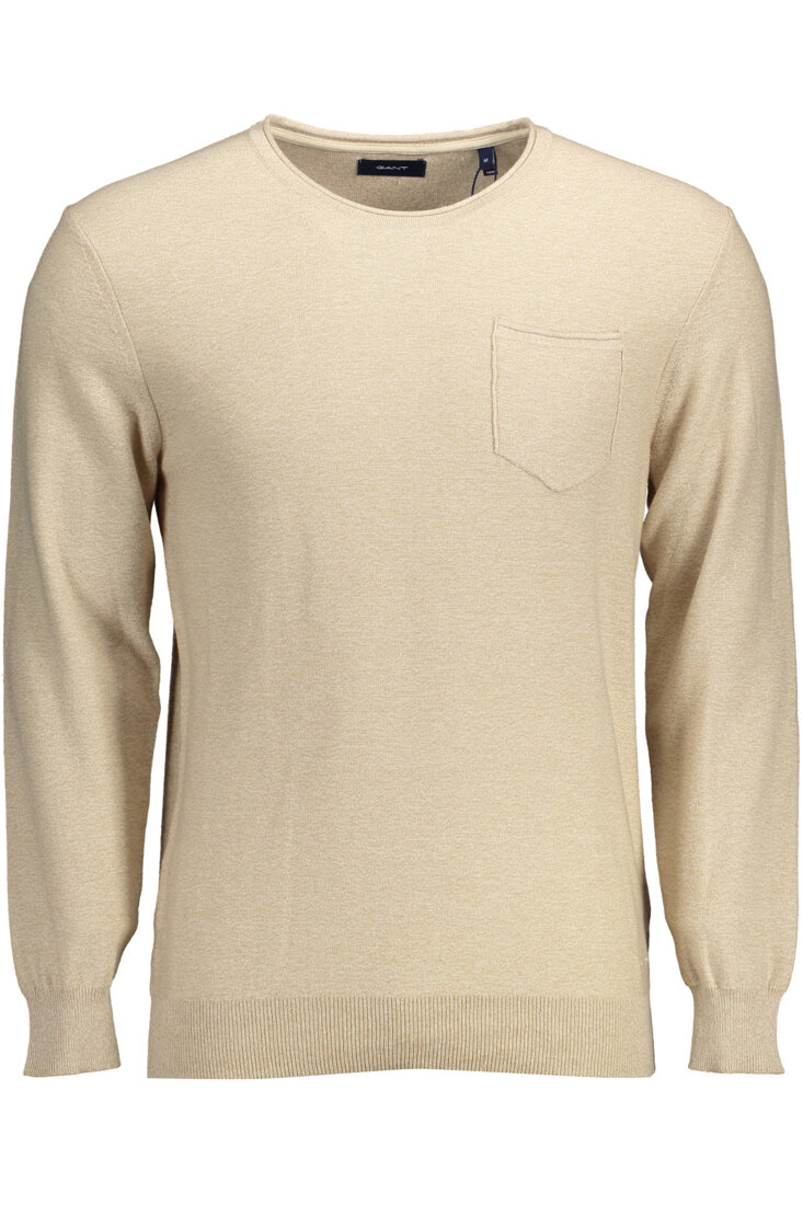BEŻOWY SWETER MĘSKI GANT