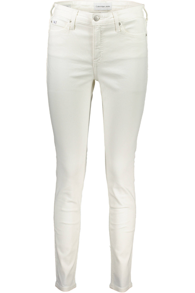 DAMSKIE JEANSY CALVIN KLEIN BIAŁY